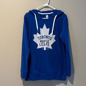CCM Blue and White Toronto Maple Leafs Hoodie